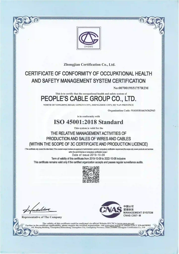 Cables Test Reports